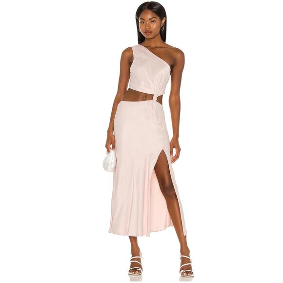 LPA Imani Dress In Blush Pink - S - Picture 2 of 6